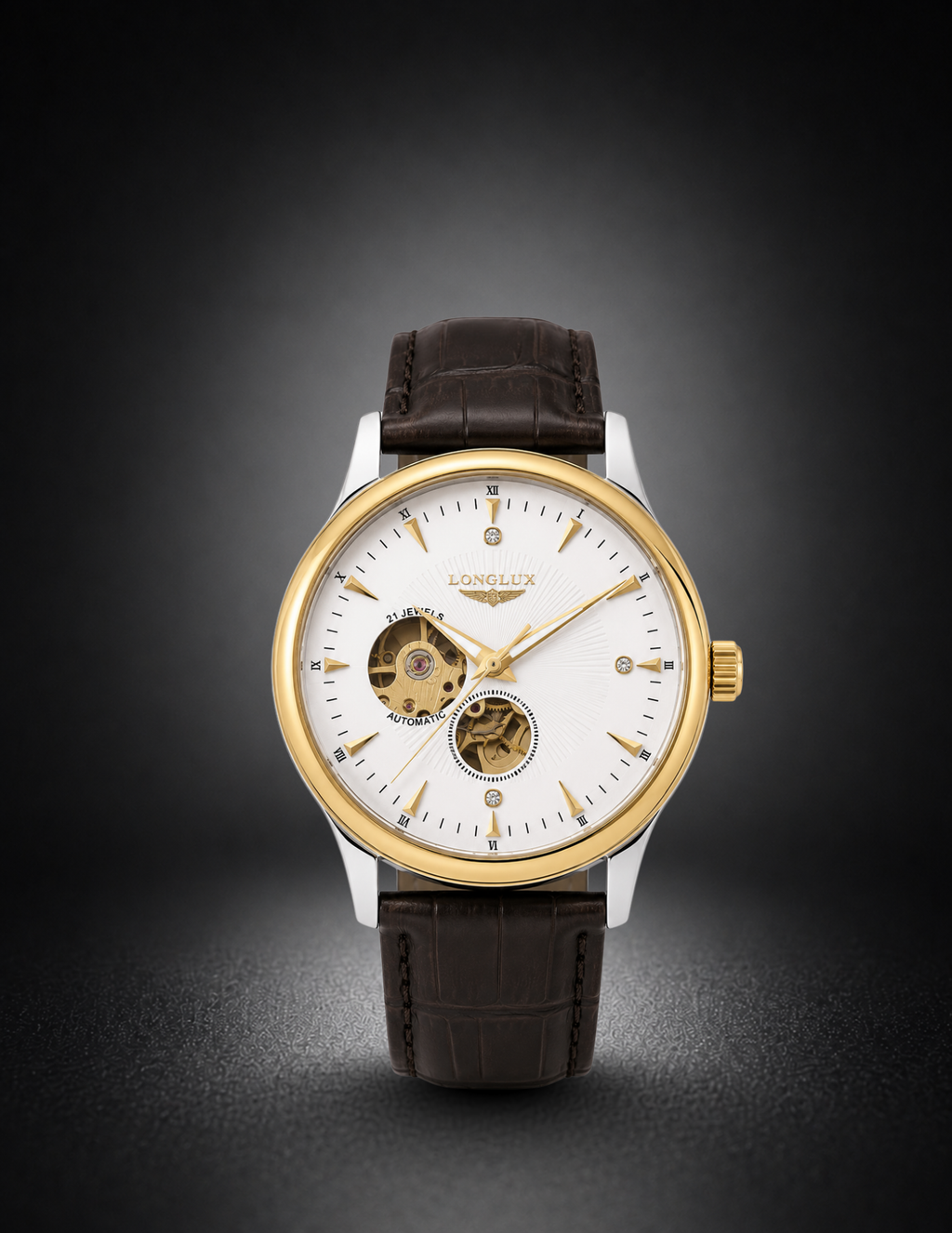 Dornel Luxury Leather | Gold & White