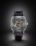 Retro Square L8071  | Black & Silver