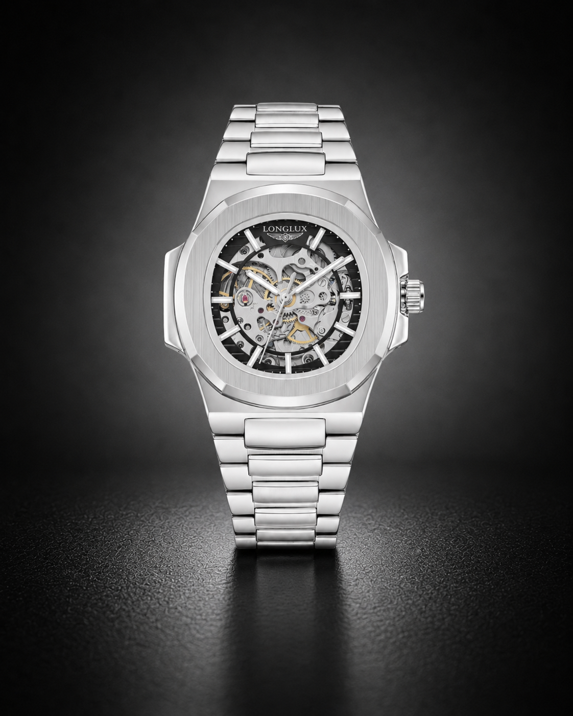 Skeleton Steel | Silver & Black