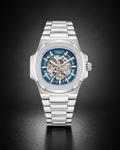 Skeleton Steel | Silver & Blue