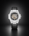 Skeleton Leather | Black & Silver